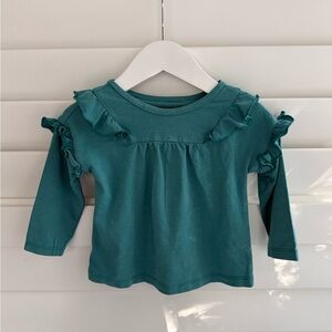 Top with ruffles